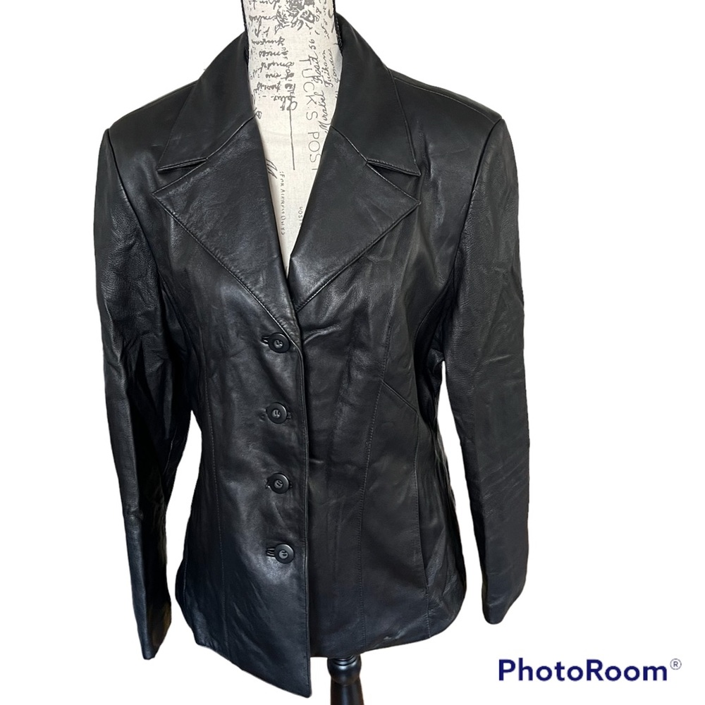 VTG WILSONS women’s leather jacket size Large